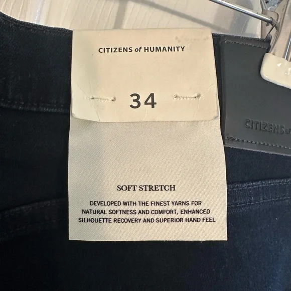 Citizens of Humanity Isola Cropped Straight Jeans 34 Chamber Wash NWT - Picture 5 of 14